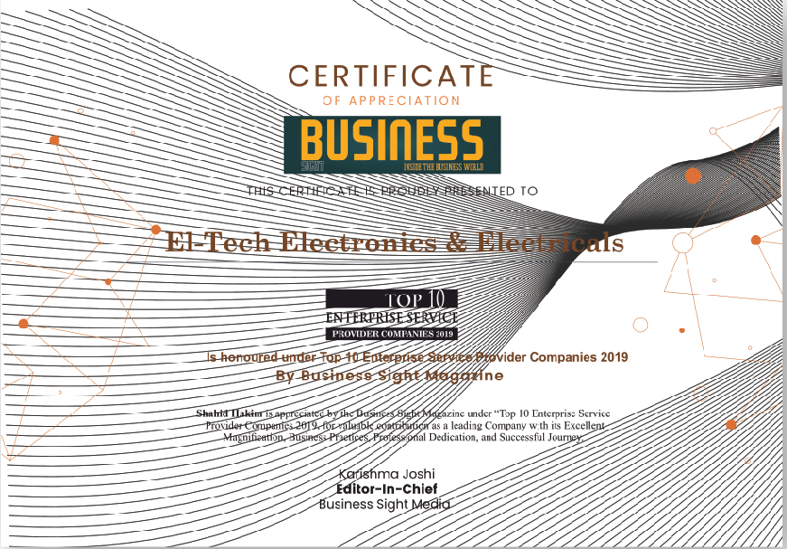 Award Earned By Eyematic CCTV  being the best CCTV Provider in Pune