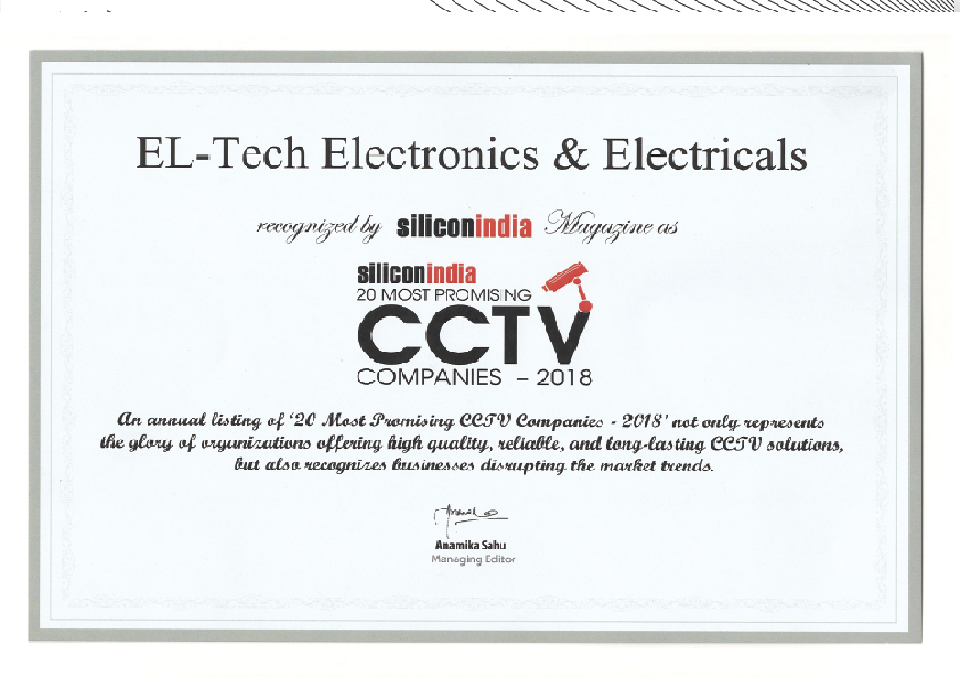 Award Earned By Eyematic CCTV  being the best CCTV Provider in Pune